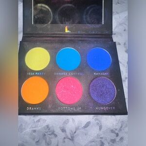 Laura lee party animal eye Palette NET. WT. 6 x 1.3 G / 6 x 0.05 0Z